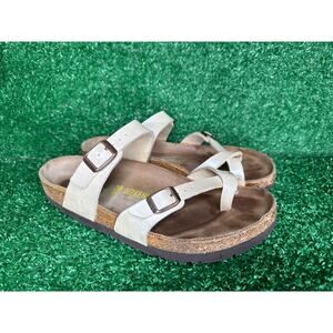 Birkenstock Mayari Womens Pearl Toe Loop Sandals Slides Size 39 US W8 Regular